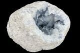 Blue Celestine (Celestite) Crystal Geode - Madagascar #87138-3